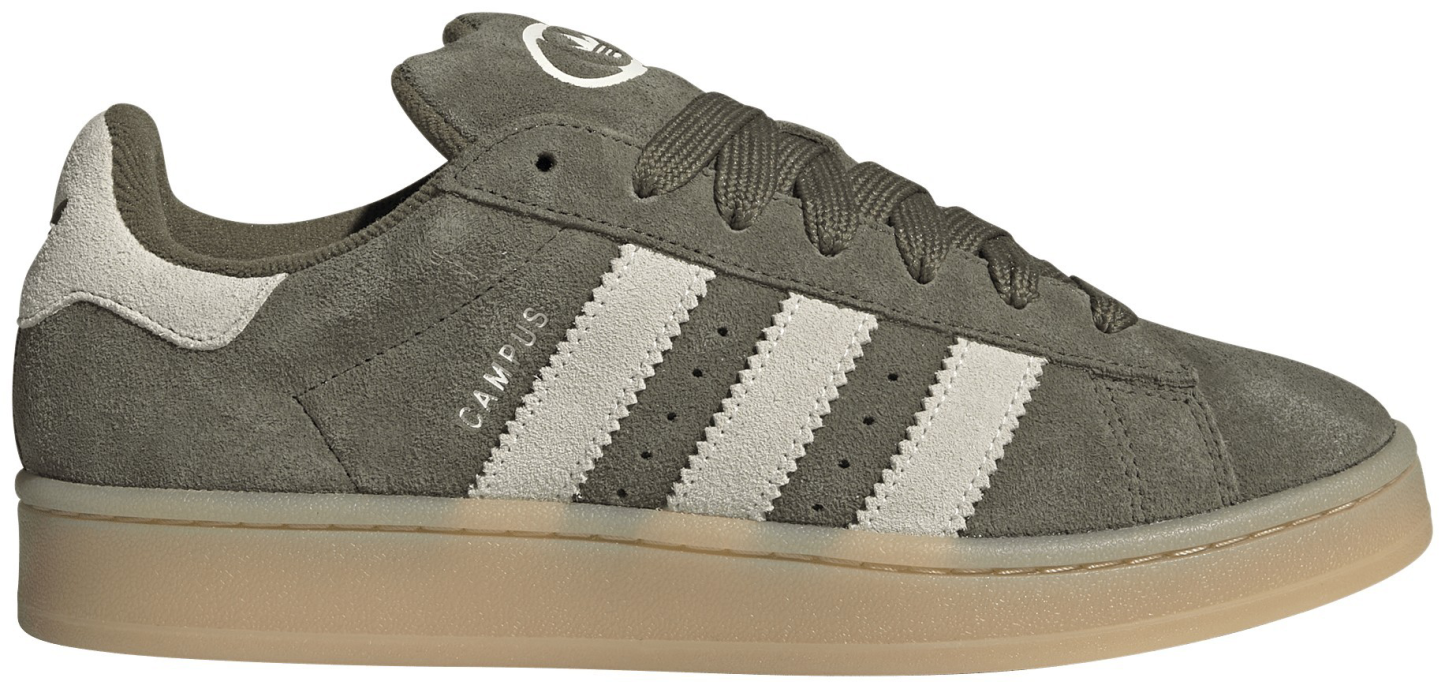 adidas Men's Campus 00s Shoes - Olive/Gum - View 1