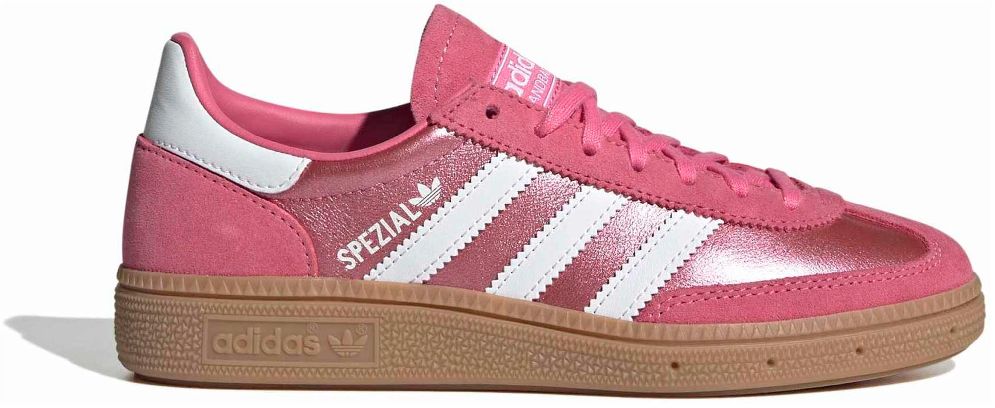 adidas Kids' Grade School Handball Spezial Shoes - Pink Fusion/White/Gum - View 1