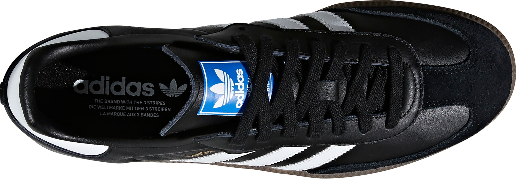 adidas Samba OG Shoes - Black/White/Gum - View 7