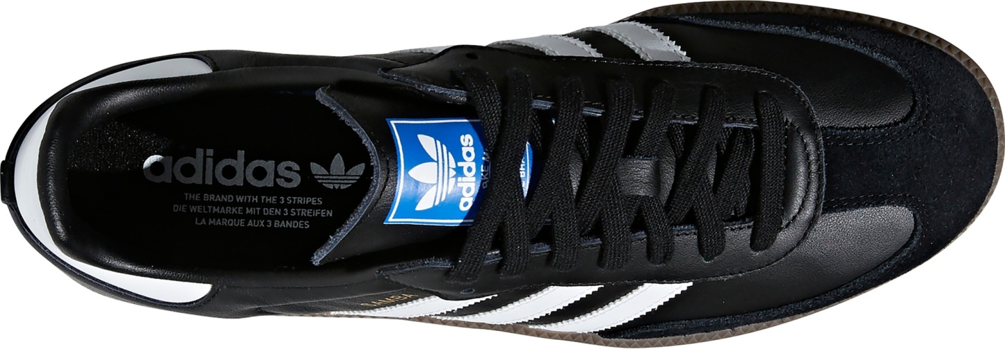 adidas Samba OG Shoes - Black/White/Gum - View 7