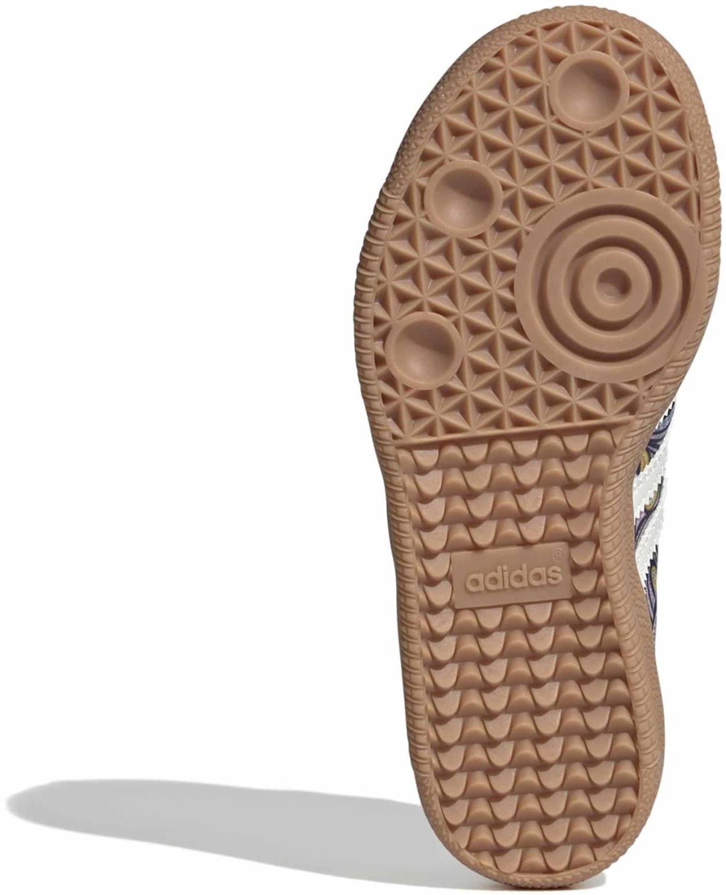 adidas Kids' Preschool Samba OG Shoes - Core White/Orchid Fusion/Gum 2 - View 3