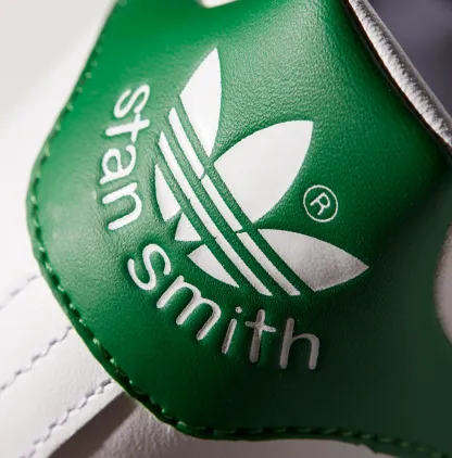 adidas Originals Men's Stan Smith Shoes - White/Green - View 6