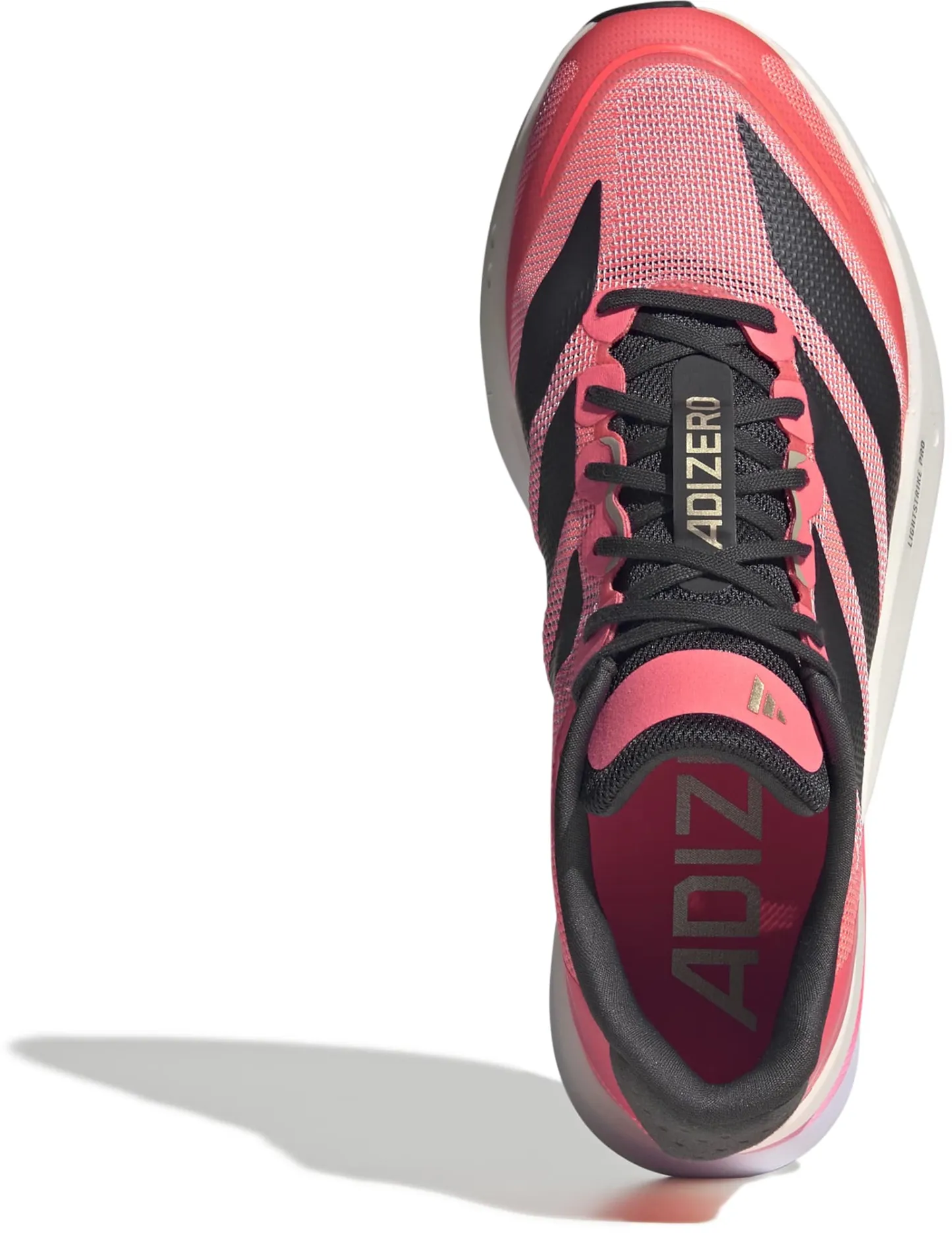 adidas Men's Adizero Boston 13 Running Shoes - Solar Turbo/Carbon/Charcoal - View 2