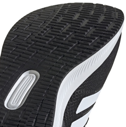 adidas Men's Runfalcon 5 Running Shoes - Black/White/Black - View 8