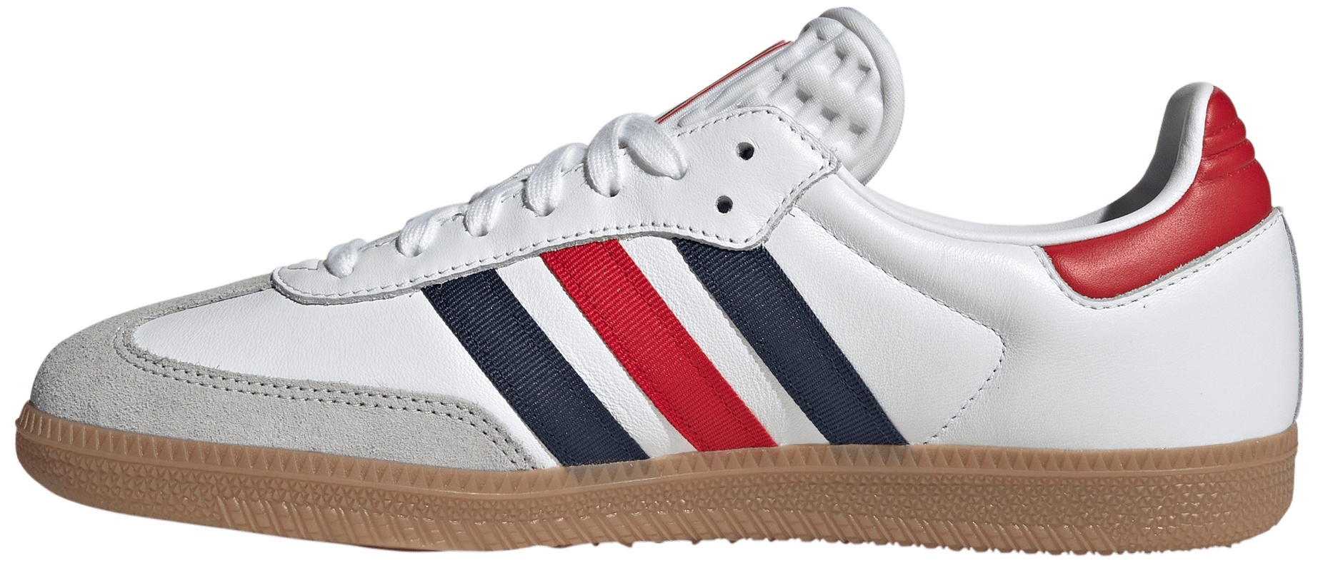 adidas FIFA World Cup Samba OG Shoes - Ftwr White/Night Indigo/Better Scarlet - View 4