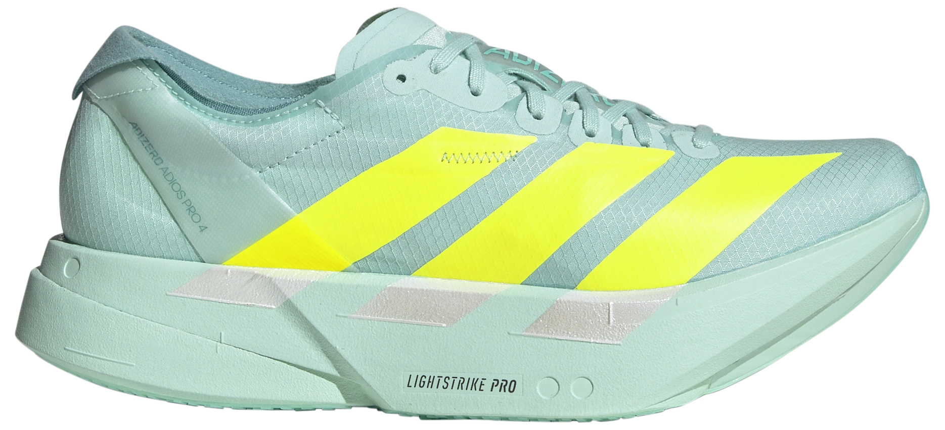 adidas Women's Adizero Adios Pro 4 Running Shoes - Teal/Yellow - View 1