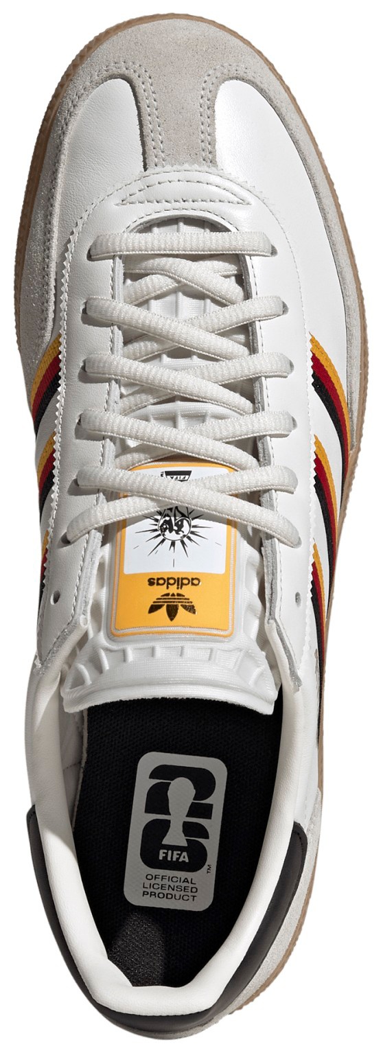 adidas Men's FIFA World Cup Handball Spezial Shoes - Cloud White/Crew Yellow/Power Red - View 2
