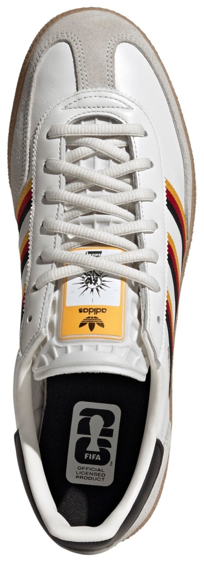 adidas Men's FIFA World Cup Handball Spezial Shoes - Cloud White/Crew Yellow/Power Red - View 2