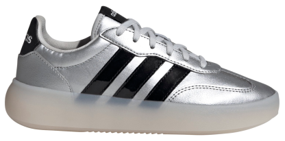 adidas Kids' Grade School Barreda Decode Shoes - Silver Metallic/Black/Chalk White - View 1