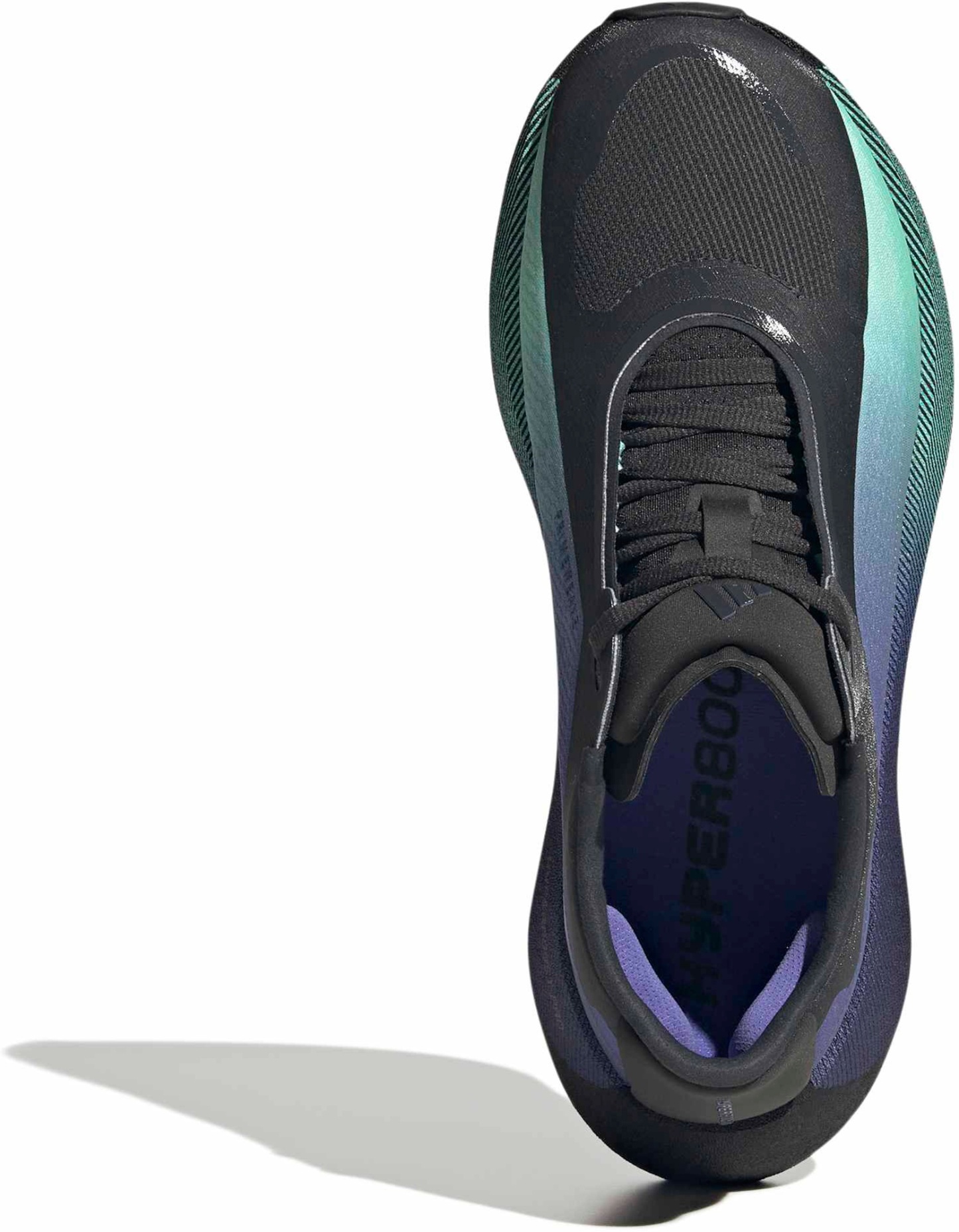 adidas Women's Hyperboost Edge Running Shoes - Carbon/Grey Five/Clear Mint - View 3