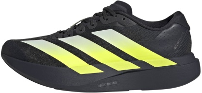 adidas Men's Adizero EVO SL EXO Running Shoes - Night Grey/Solar Yellow/Grey - View 8