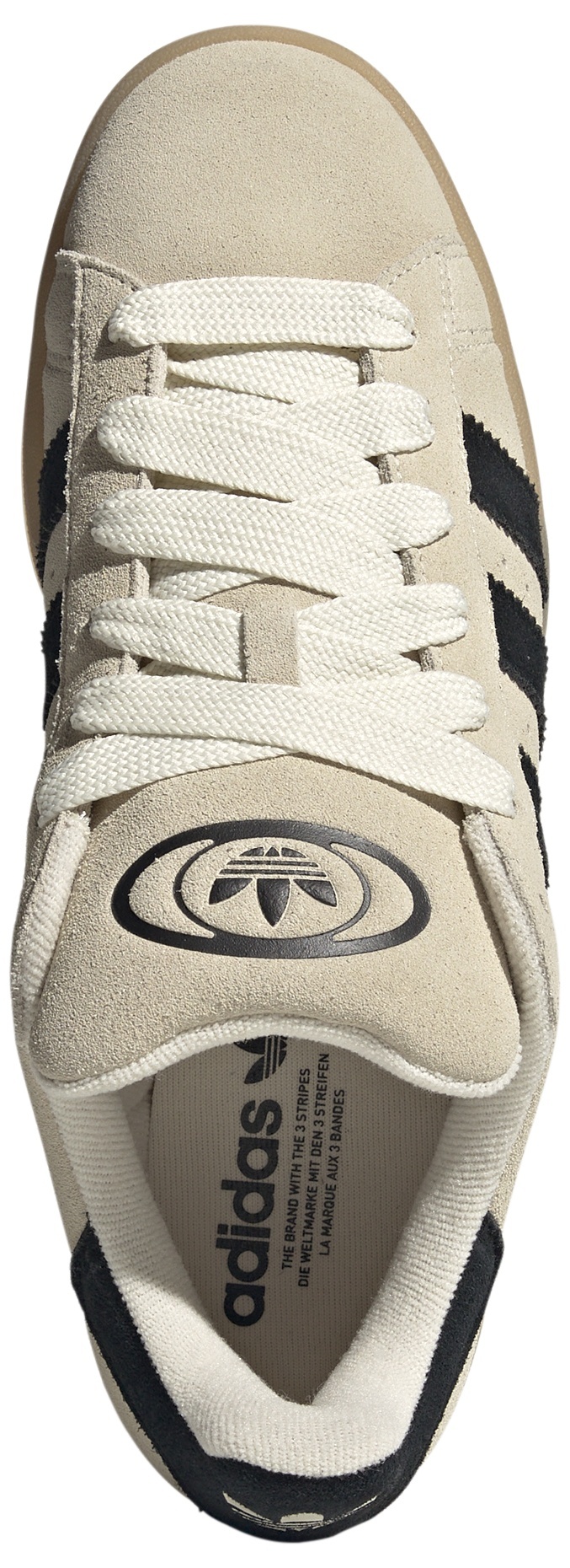 adidas Men's Campus 00s Shoes - White/Black/Gum - View 2