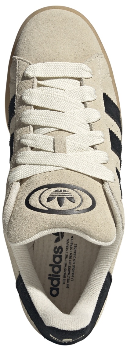 adidas Men's Campus 00s Shoes - White/Black/Gum - View 2