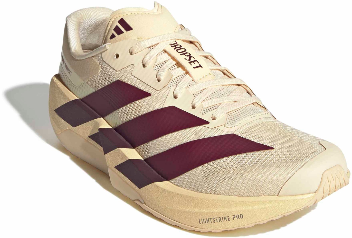 adidas Women's Adizero Dropset Pro Training Shoes - Warm Vanilla/Maroon - View 6
