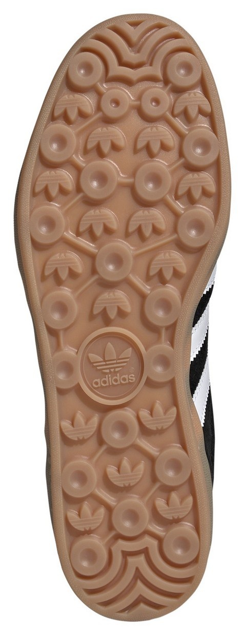 adidas Men's Gazelle Indoor Shoes - Black/White/Gum - View 3