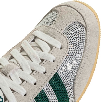 adidas Women's Japan Shoes - Rhinestone Wht/Rich Green - View 7