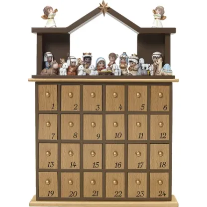 🔥LIMITED TIME OFFER ONLY TODAY! - Precious Moments Nativity Figurines Advent Calendar, 26-Piece Set