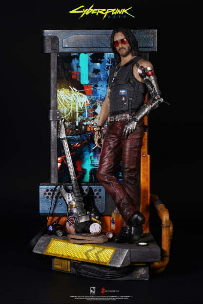 LIMITED EDITION - CYBERPUNK 2077 JOHNNY SILVERHAND 1/4 SCALE STATUE