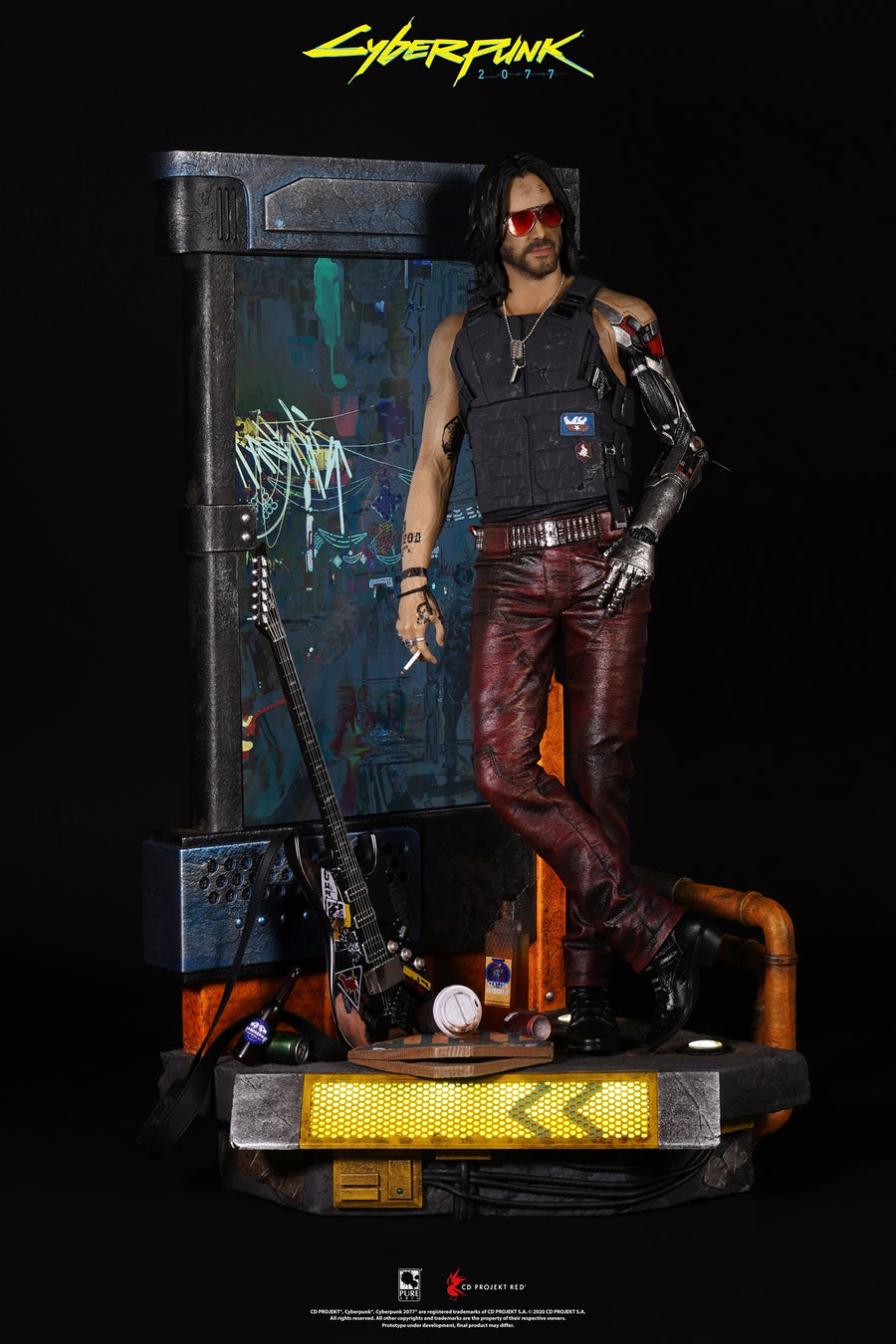 LIMITED EDITION - CYBERPUNK 2077 JOHNNY SILVERHAND 1/4 SCALE STATUE