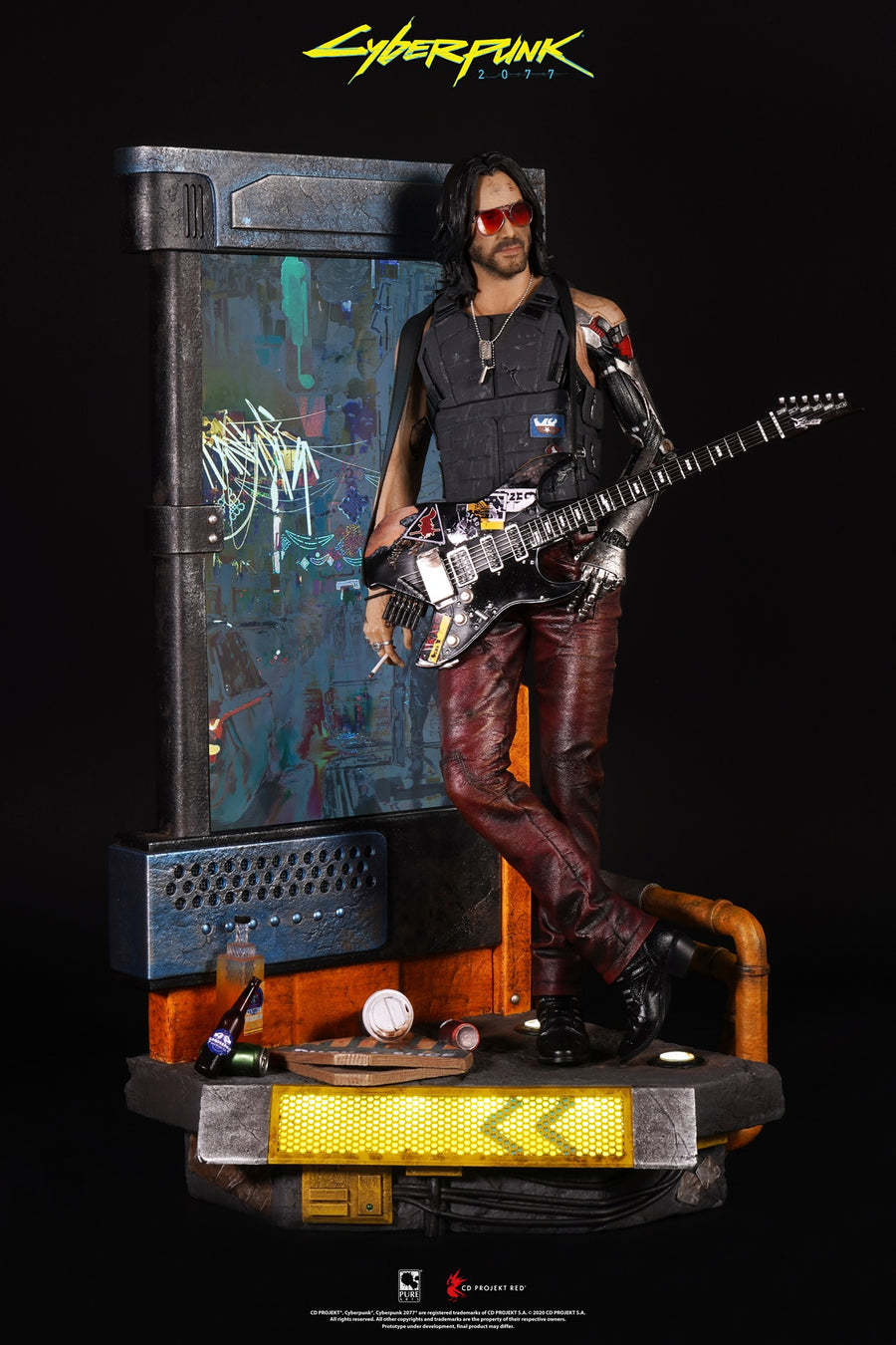 LIMITED EDITION - CYBERPUNK 2077 JOHNNY SILVERHAND 1/4 SCALE STATUE