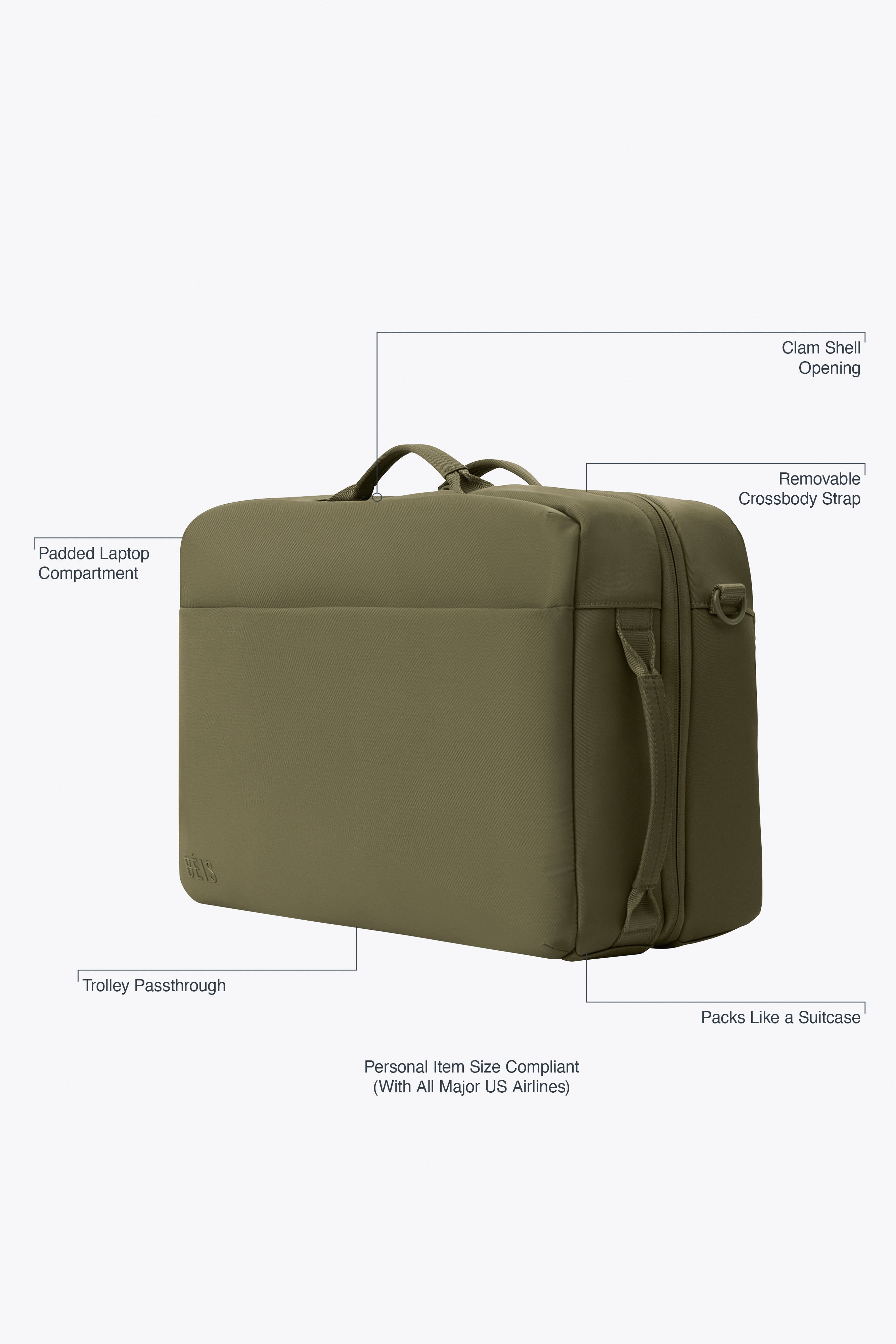 【Hurry! 60% Off】BÉIthtS The Ultimate Travel Duffle in Camel 👜Limited Time Only!