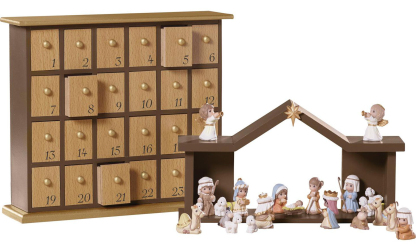 🔥LIMITED TIME OFFER ONLY TODAY! - Precious Moments Nativity Figurines Advent Calendar, 26-Piece Set