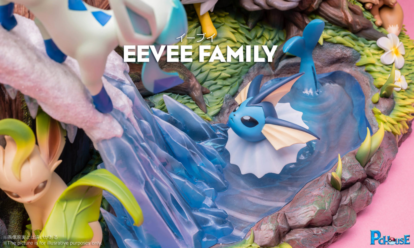 【Hurry! 60% Off】PC Hothtuse Studio Pokémthton Eethtvee Family Resin GK Statue - Limited Time Only!