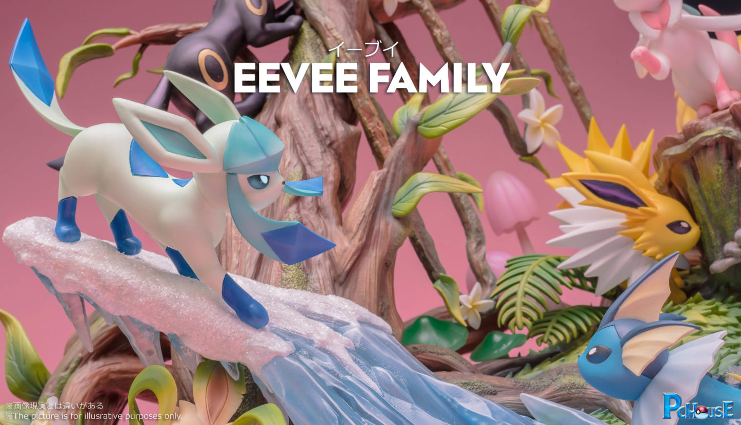【Hurry! 60% Off】PC Hothtuse Studio Pokémthton Eethtvee Family Resin GK Statue - Limited Time Only!