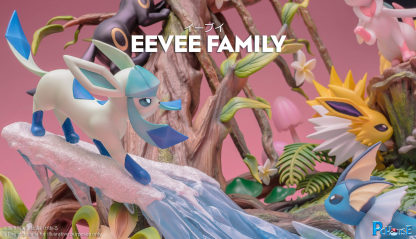 【Hurry! 60% Off】PC Hothtuse Studio Pokémthton Eethtvee Family Resin GK Statue - Limited Time Only!