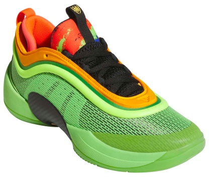 adidas D.O.N. Issue #6 Basketball Shoes - Green/Orange/Black - View 5