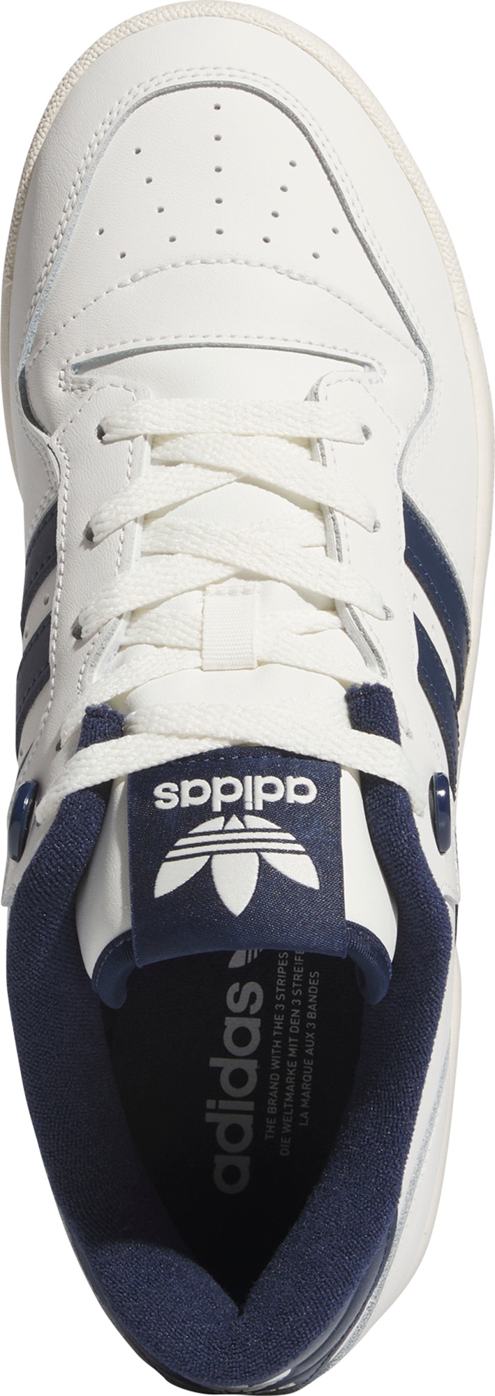adidas Men's Rivalry Low Shoes - White/Indigo - View 2