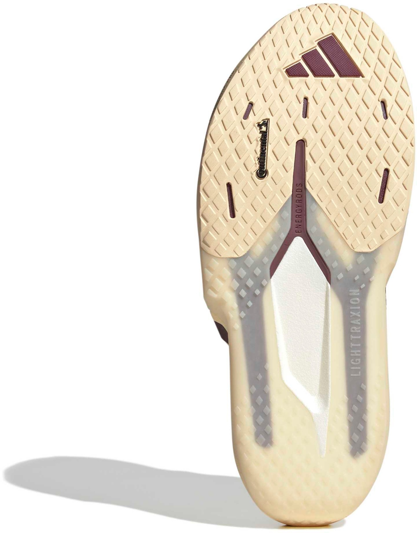 adidas Women's Adizero Dropset Pro Training Shoes - Warm Vanilla/Maroon - View 3