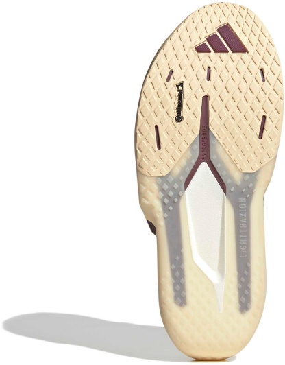 adidas Women's Adizero Dropset Pro Training Shoes - Warm Vanilla/Maroon - View 3