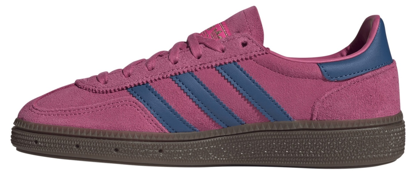 adidas Kids' Grade School Handball Spezial Shoes - Shock Pink/Dark Marine/Gum - View 4