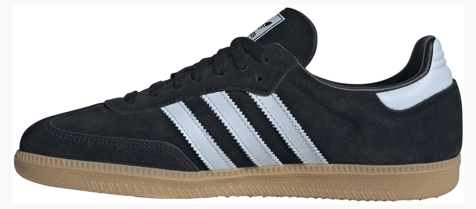 adidas Samba OG Shoes - Crystal Sky/Core Black/Core Black - View 4