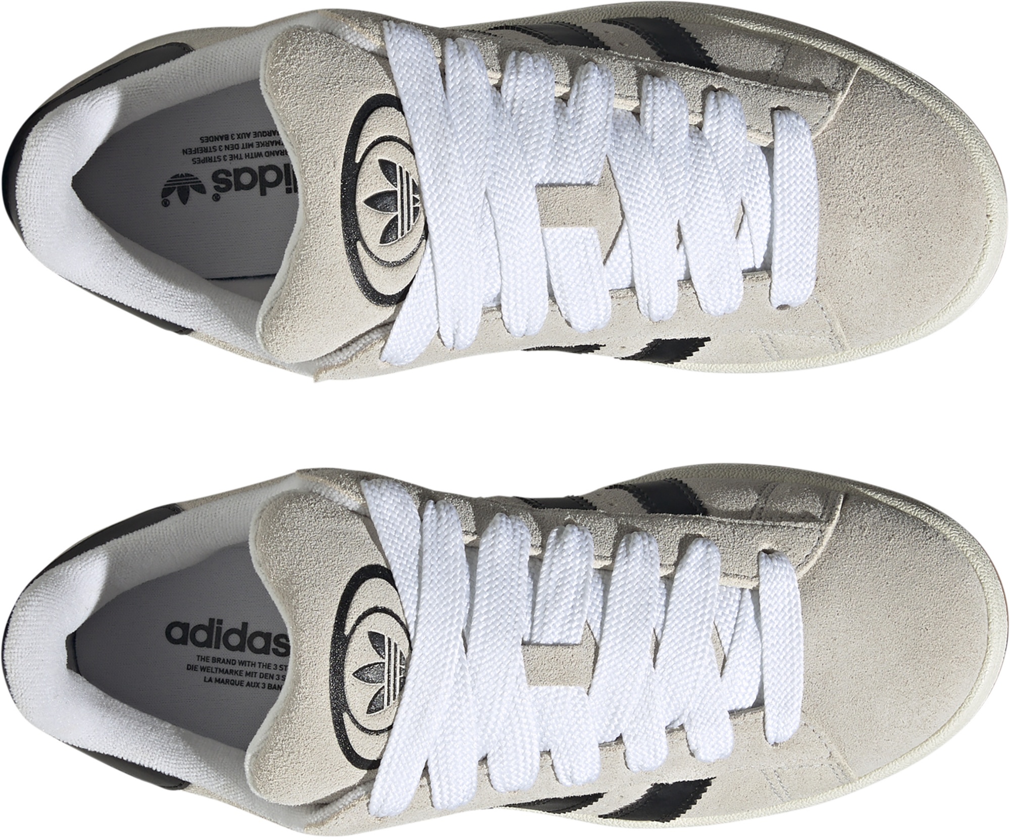 adidas Women's Campus 00s Shoes - Black/Off White - View 5