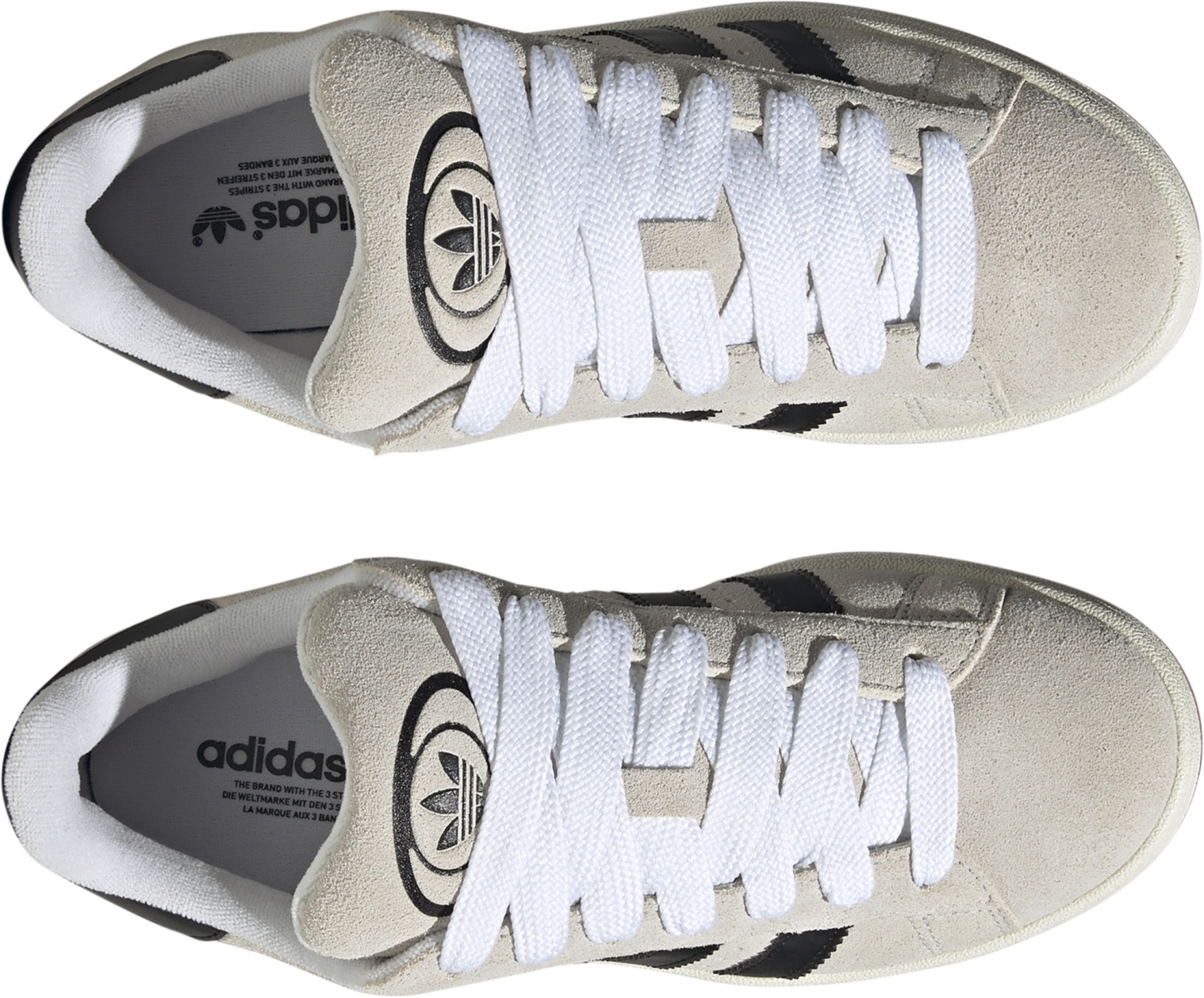 adidas Women's Campus 00s Shoes - Black/Off White - View 5