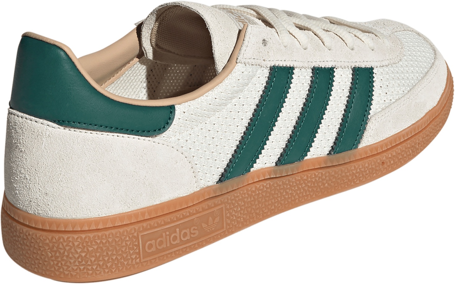 adidas Men's Handball Spezial Shoes - Off White/Collegiate Green/Gum 2 - View 6