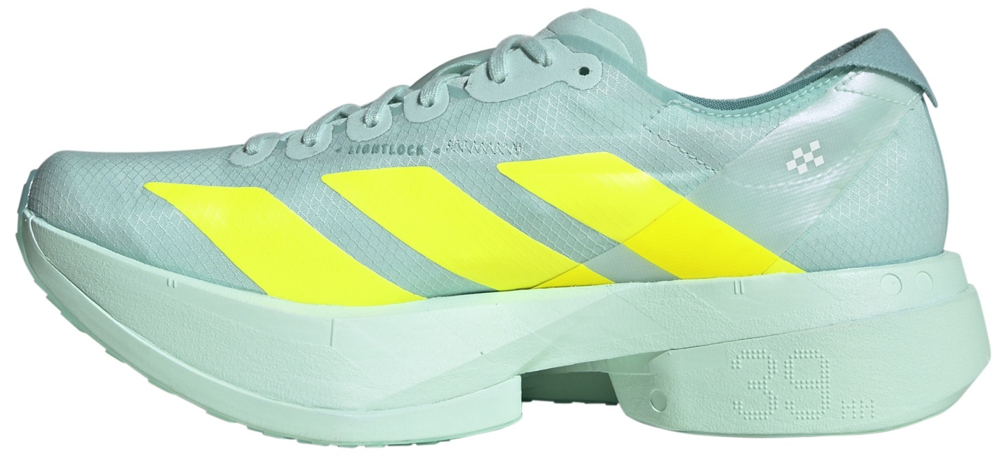 adidas Women's Adizero Adios Pro 4 Running Shoes - Teal/Yellow - View 4