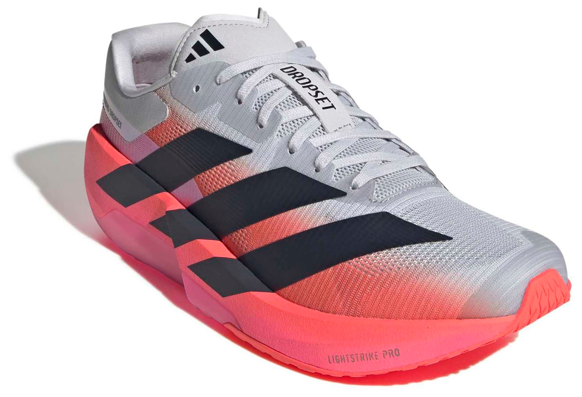 adidas Men's Adizero Dropset Pro Training Shoes - Grey/Blk/Turbo - View 6