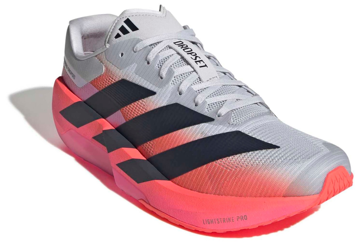 adidas Men's Adizero Dropset Pro Training Shoes - Grey/Blk/Turbo - View 6
