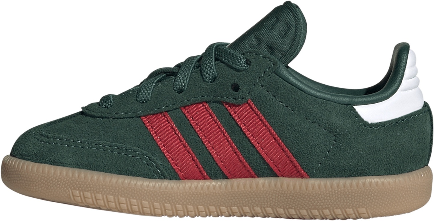 adidas Toddler FIFA World Cup Samba OG Comfort Closure Elastic Lace Shoes - Team Dark Green/Better Scarlet/Gum - View 4