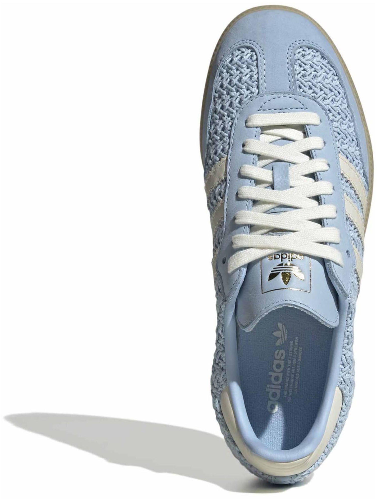 adidas Women's Samba OG Shoes - Crochet Clear Sky/Off Wht - View 2