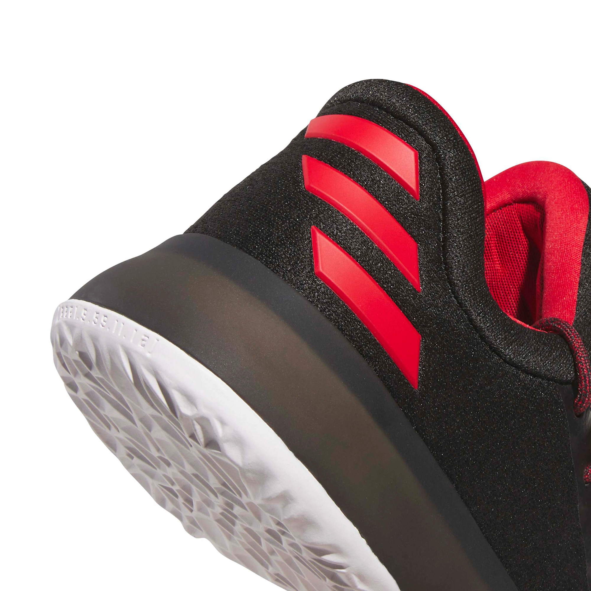 adidas Harden Vol. 1 'Pioneer' Basketball Shoes - Core Black/Ftwr White/Better Scarlet - View 7