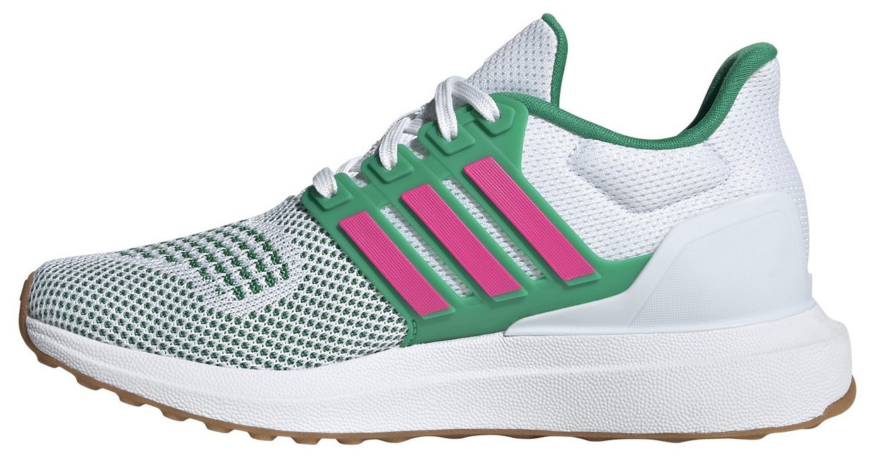 adidas Kids' Grade School Ultradream DNA Shoes - White/Pink/Green - View 4