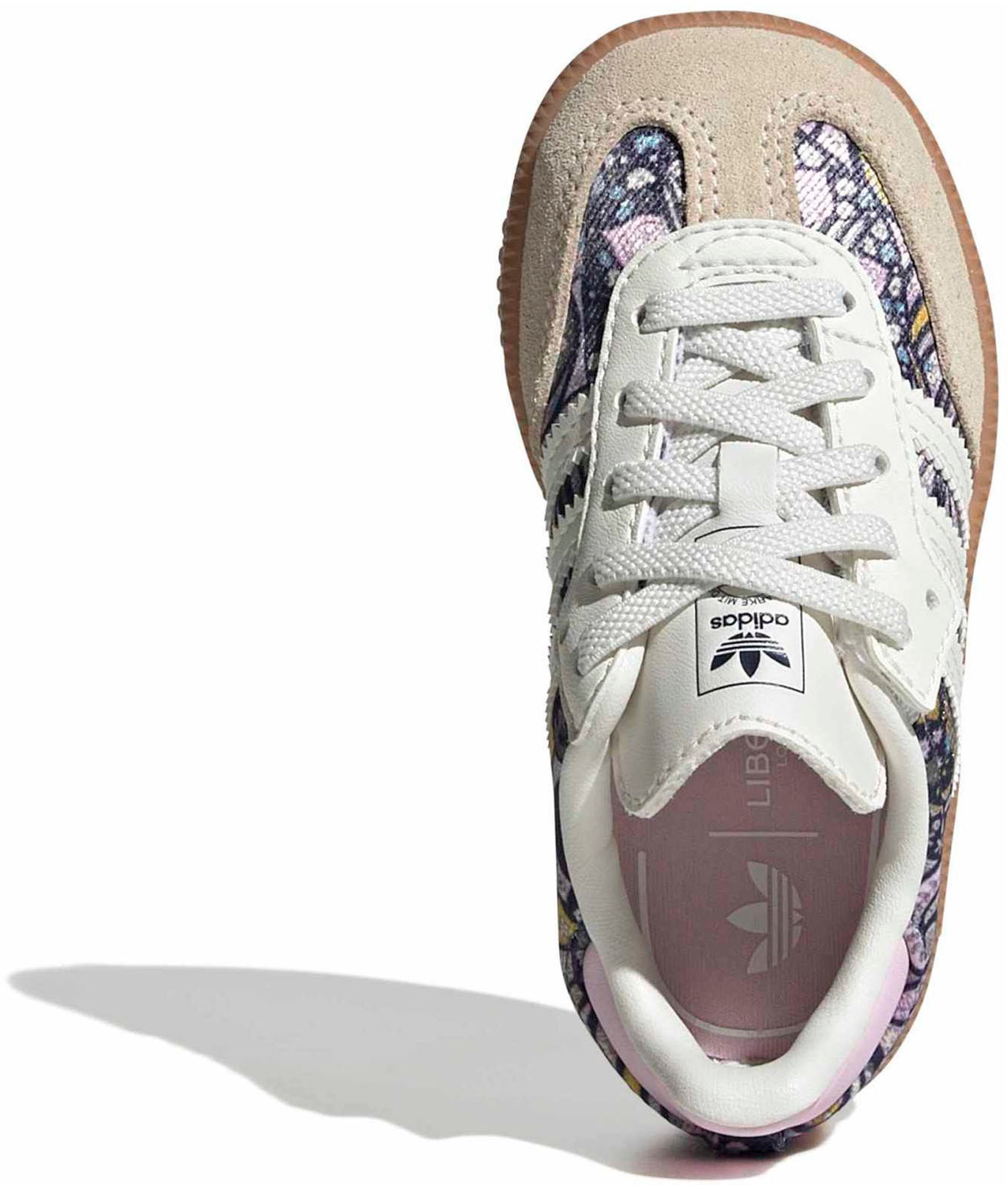 adidas Toddler Samba OG Shoes - Core White/Orchid Fusion/Gum 2 - View 2