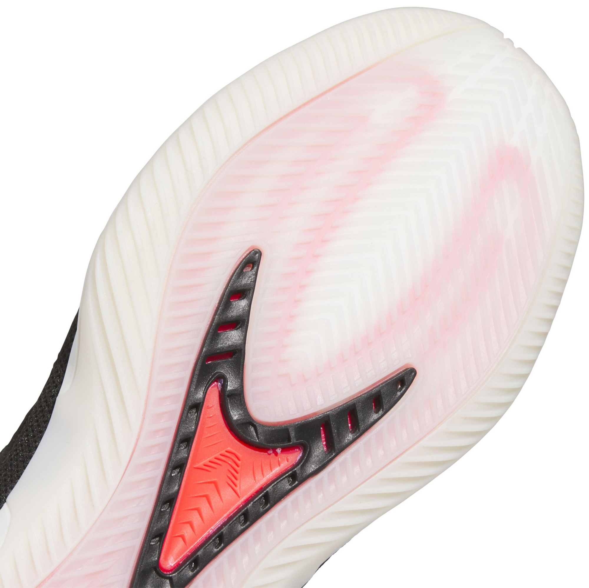 adidas Anthony Edwards 2 'Core Black' Basketball Shoes - Black/Red/Orange - View 8