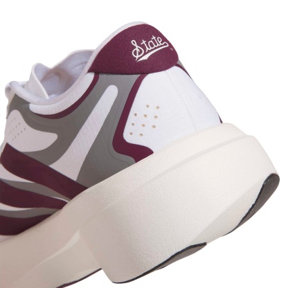 adidas Men's Adizero EVO SL EXO Mississipi State Running Shoes - Ftwr White/Core Black/Team Maroon - View 2
