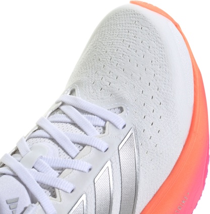adidas Women's Supernova 3 Running Shoes - White/Silver Metallic/Lucid Pink - View 7