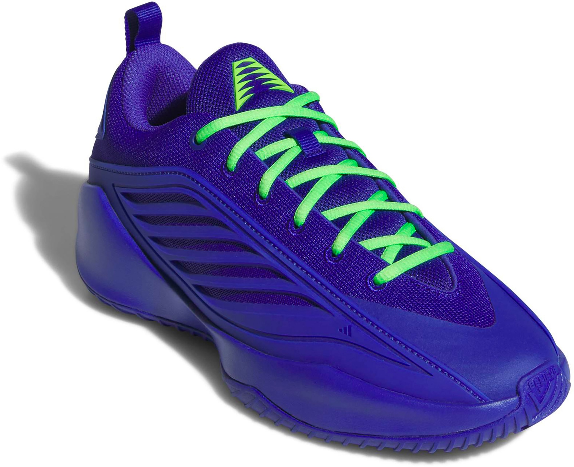 adidas Believe That. 1 Basketball Shoes - Lucid Blue/Screaming Green/Lucid Blue - View 5
